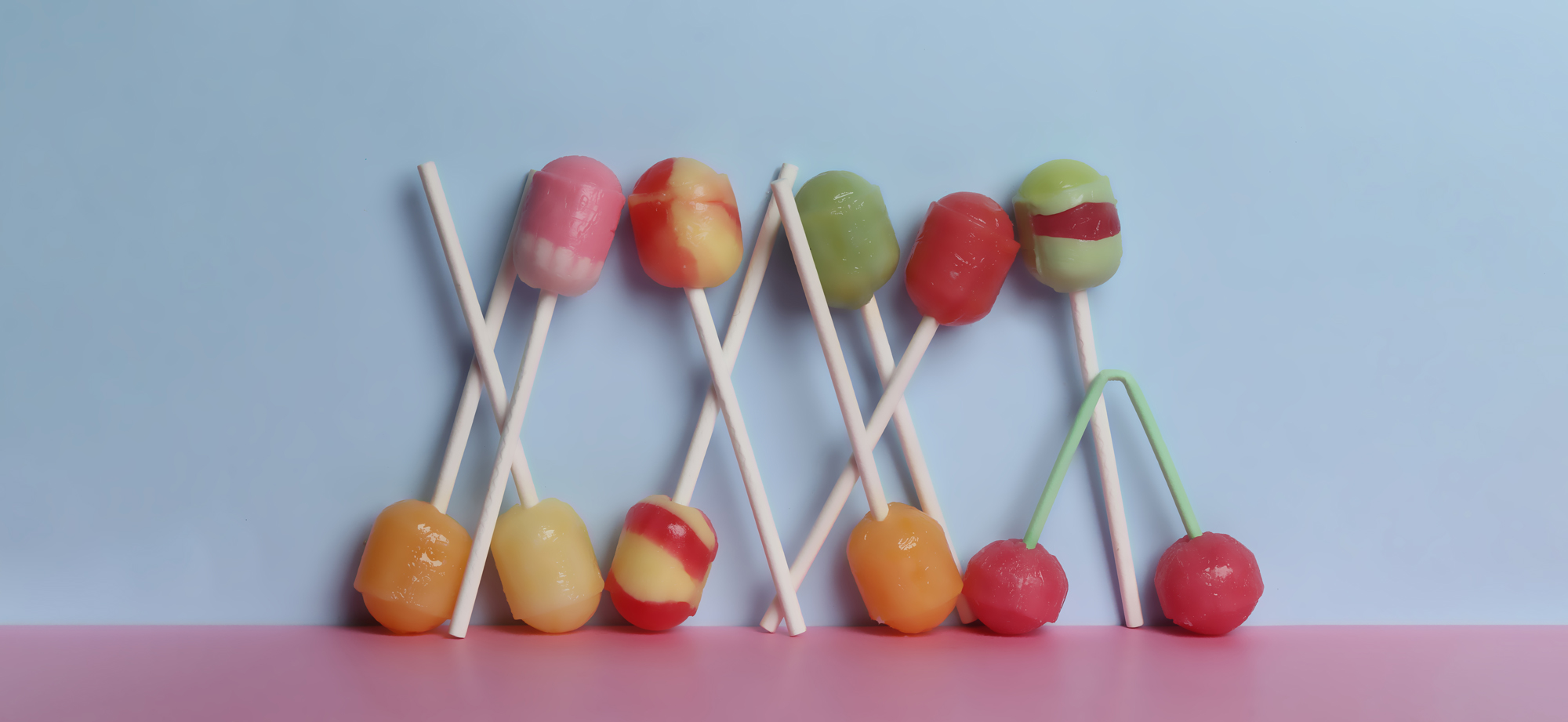 Mini Pops Lollipops of assorted flavours