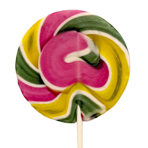 Natural Large Twirl Lollipops