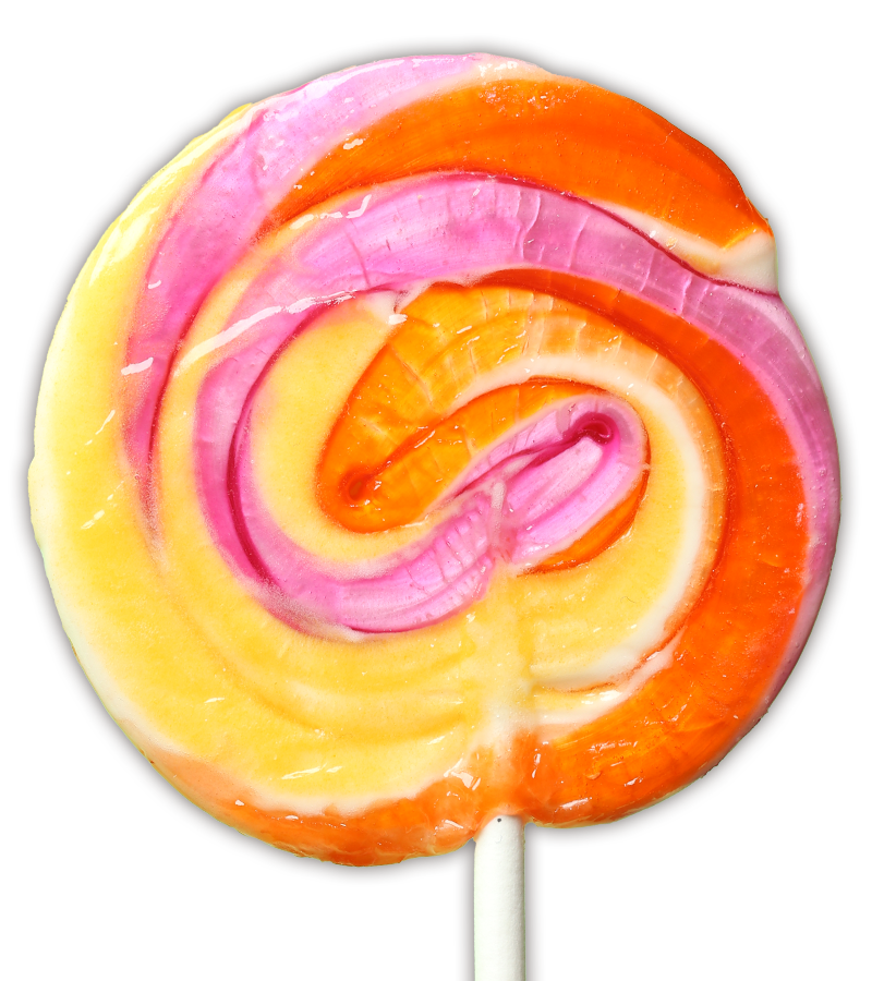 Tutti Frutti Large Twirl Lollipop