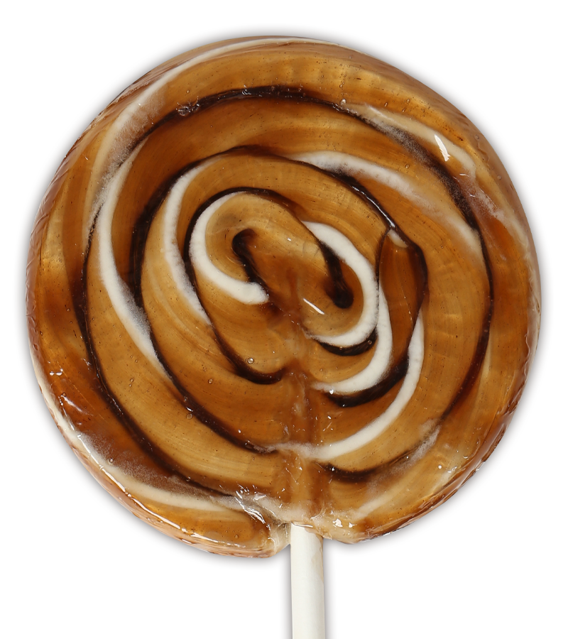 Cola Large Twirl Lollipop