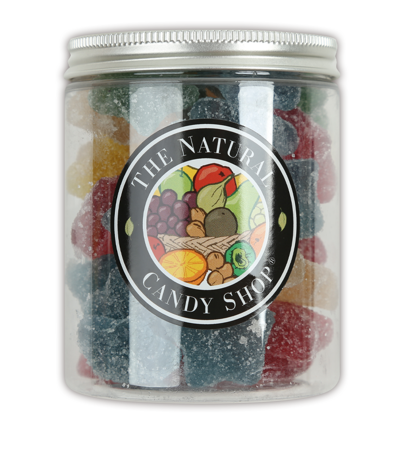 Jar of Vegan Fizzy Jelly Stars Sweets