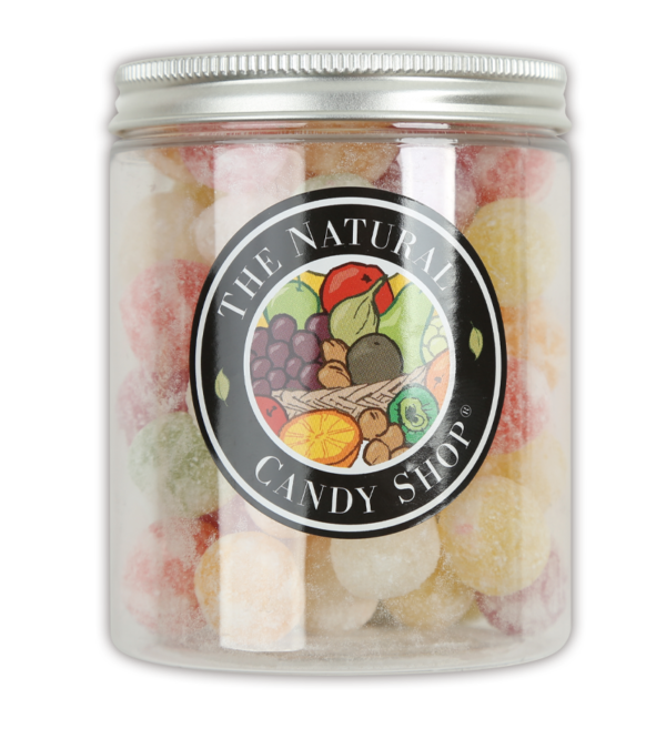 Jar of Traditional Fruit Marbles Sweets