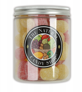 Jar of traditional Pear Drops Sweets