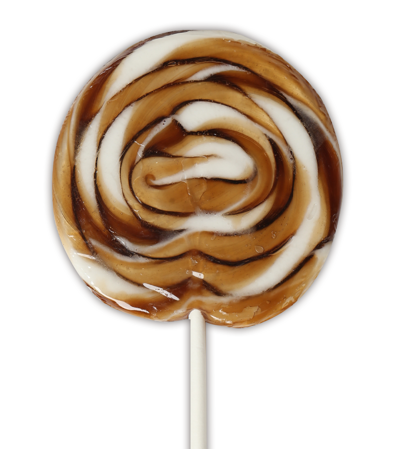 Mini Twirl Lollypops in Cola flavour