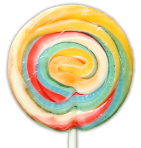 Raspberry Twirl Lollipop