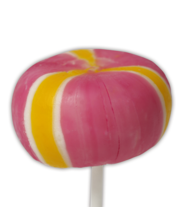 tutti frutti hand-made lollipop