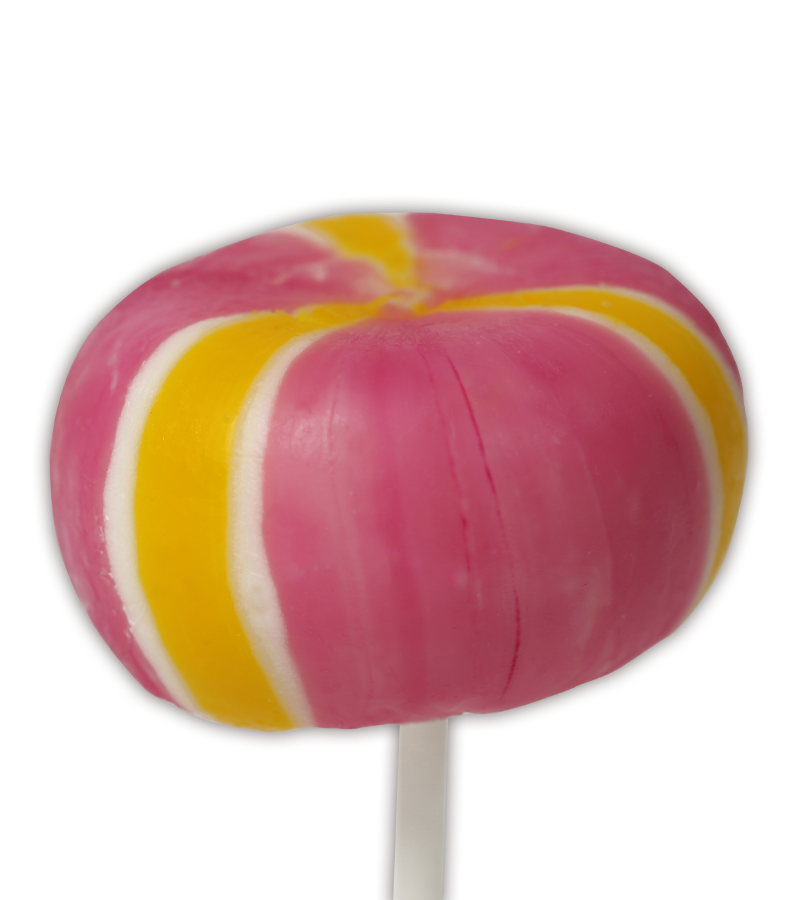 tutti frutti hand-made lollipop