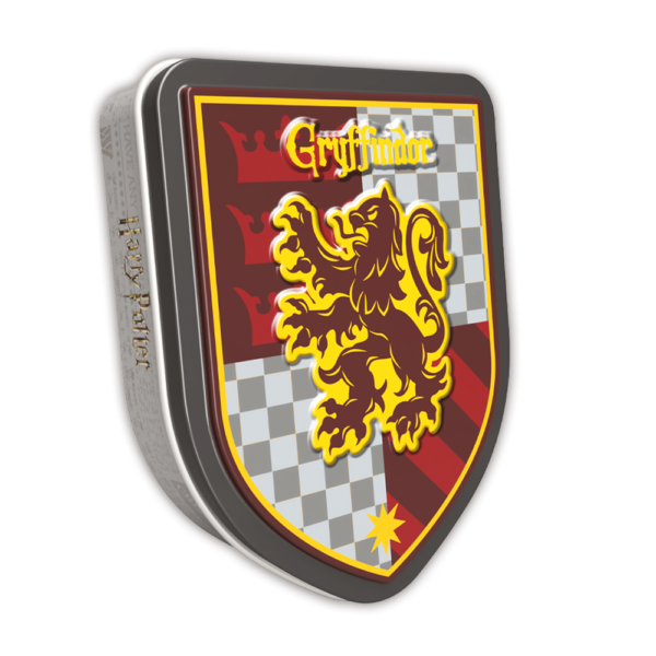 Gryffindor Crest Tin with Cherry Jelly Beans