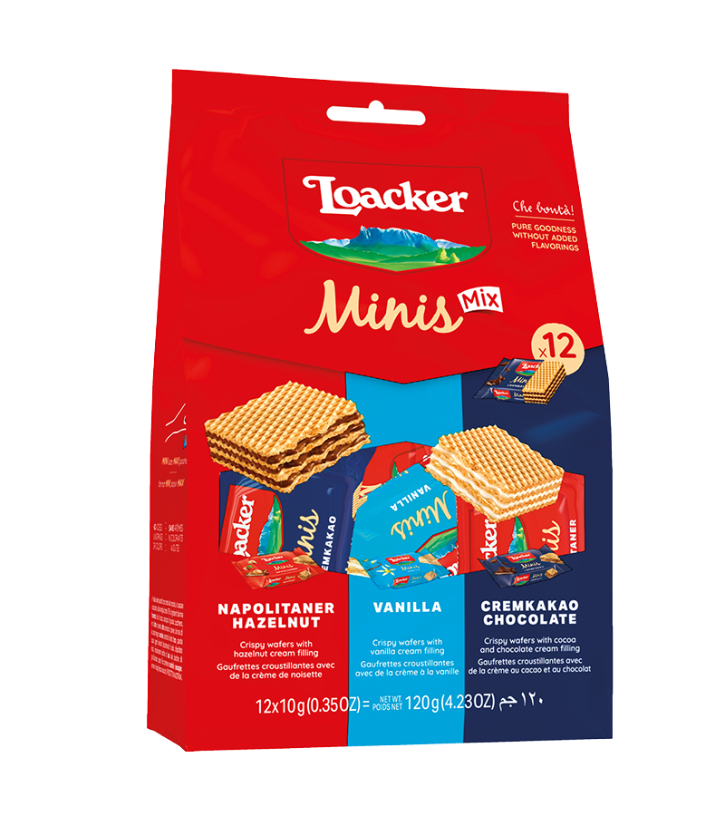 Loacker Minis 120g All Year Round Bag 120g